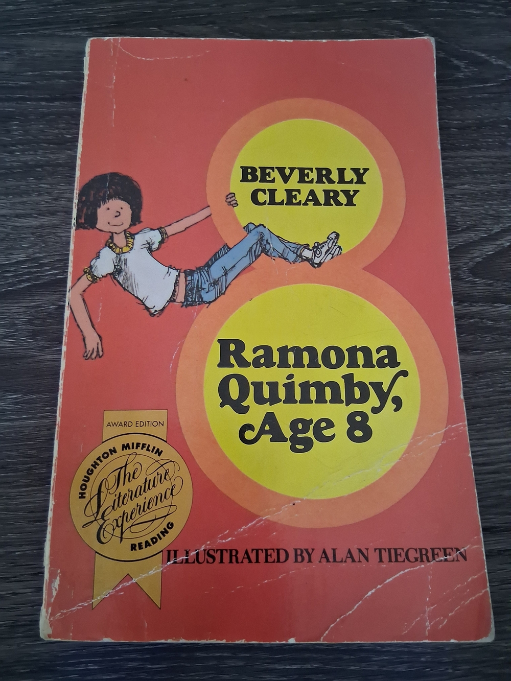 Beverly Cleary Ramona Quimby, Age 8 — Orange & Yellow Cover